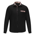 thumbnail image 1 of Men Fall Clothes,Men's Long Sleeve Dress Shirt Plaid Collar Casual Button Down Shirts, 1 of 6