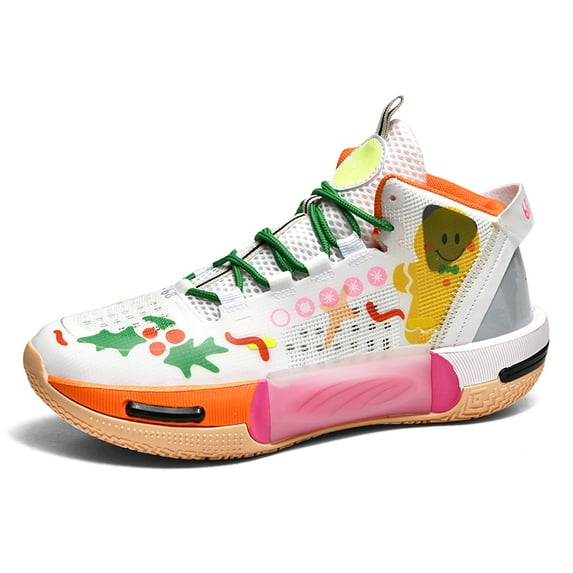 Men Fashion Athletic Basketball Shoes Streetball Running Walking Gym Sports Sneakers Jogging Fitness Non Slip Outdoor Casual Cushioning Workout Shoes