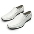 thumbnail image 1 of Men Fashion Comfort Classic Square Toe Slip On Loafers Oxford Dress Shoes, 1 of 5