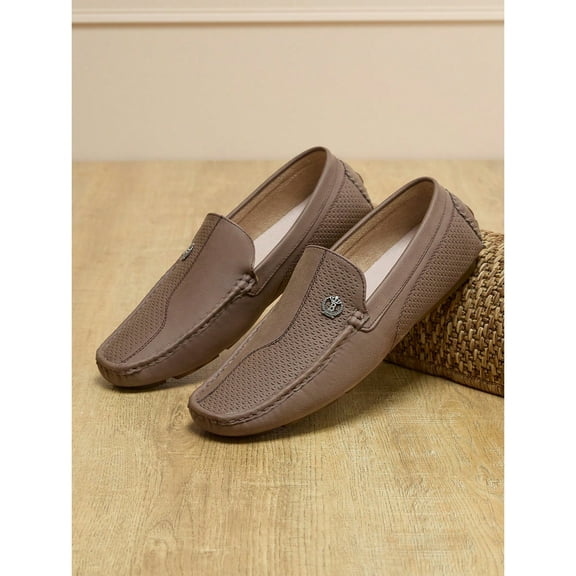 Men Fashion Driving Loafers Dress Shoes Casual Slip On Moccasins