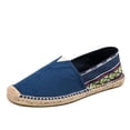 thumbnail image 1 of Men Fashion Ethnic Canvas Stitching Slip On Espadrille Loafers Casual Shoes, 1 of 6