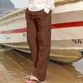 thumbnail image 1 of Men Fashion Summer Solid Casual Elastic Waist With Pocket Pants Capri Leggings For Men High Waist Short Side Pocket Leggings Plus Size Shorts Running Shorts Stretchy Skinny Leggings, 1 of 5
