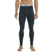 JIKNTTR Men Fashion Thermal Underwear Thin Long Slim Mid Low Waist Line Cotton Pants Casual Winter Warm Plush Lined Base Layer Soft Thicken Plush Bottoms