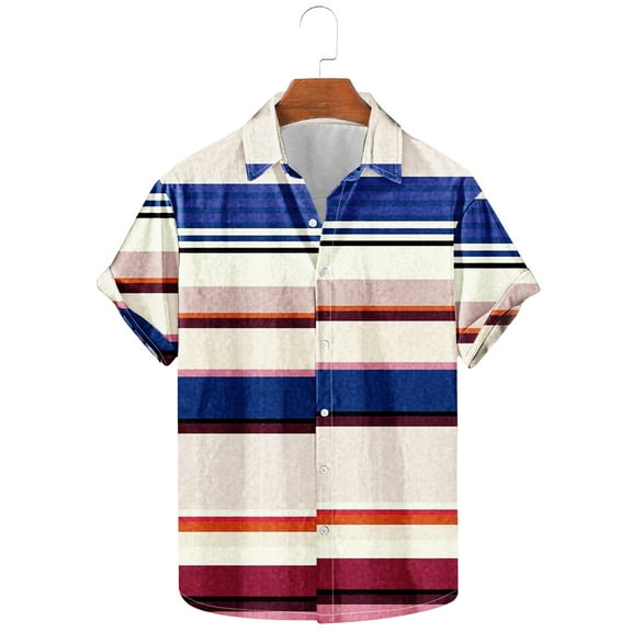 Men Fashion Tops 2025 Mens Blouses Short Sleeve Plus Size Cotton T Shirts Loose Fit Sexy Summer Clothes for Men 2025 Vacation Buy Again My Orders