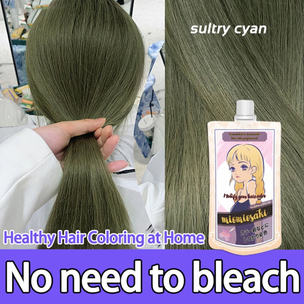 Men Fast Hair Dye Cream Set NonStick Scalp Safe Ingredient Hair Dye