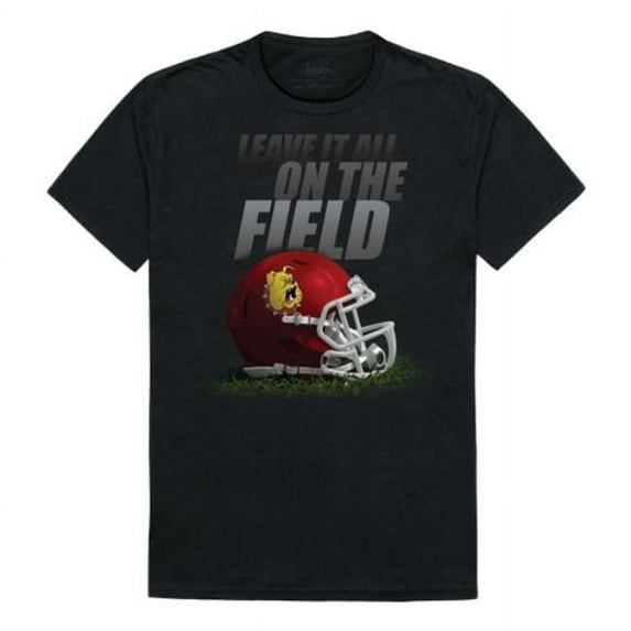 Men Ferris State Bulldogs Gridiron T-Shirt, Black - Large
