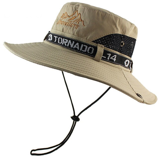 Men Fishing Hats Sun Protection Letter Embroidery Bucket Hat Summer  Lightweight Group Travel Sun Hats Anti-UV Site Hat 