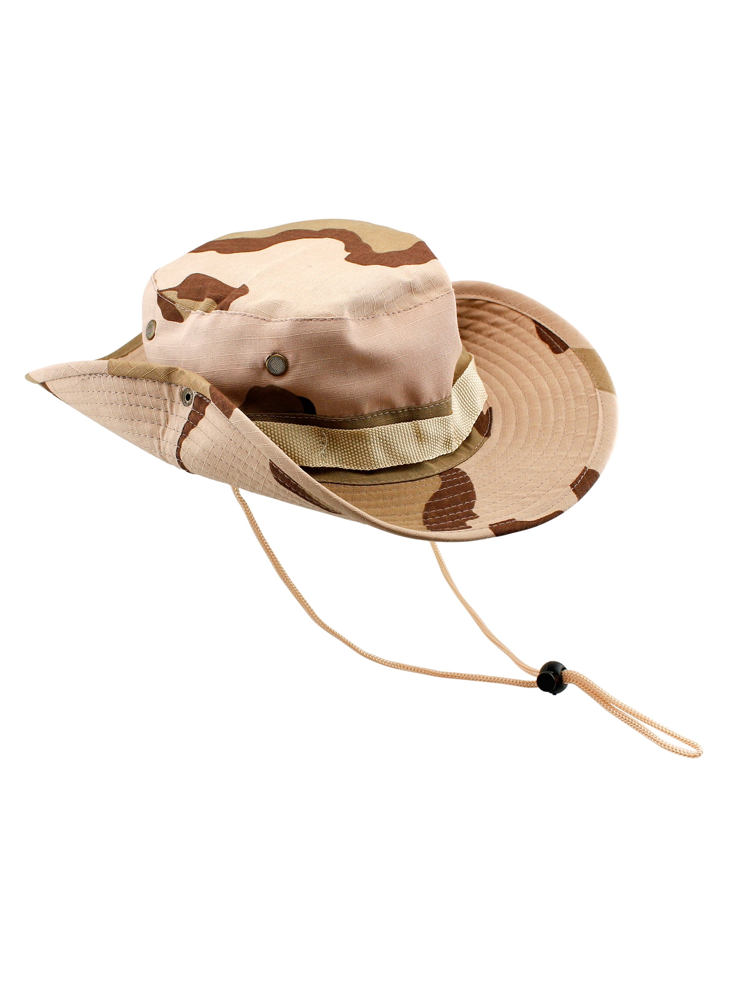 Men Fishing Hunting Hat Bucket Boonie Outdoor Cap Washed Cotton Summer 