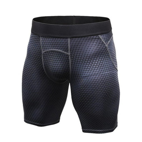 Men Fitness Shorts Gym Workout Compression Sports Running Short Pants