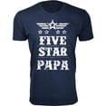 thumbnail image 1 of Men Five Star PAPA T-Shirt, 1 of 2
