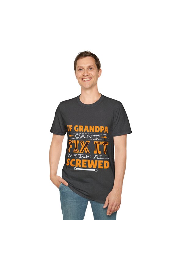 Men Fixing Things Funny Novelty Handy Graphic Apparel