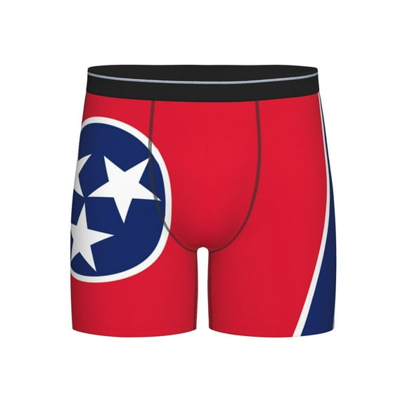 Men Flag Of Tennessee Boxer Briefs Novelty Boxer Shorts Underwear No Fly