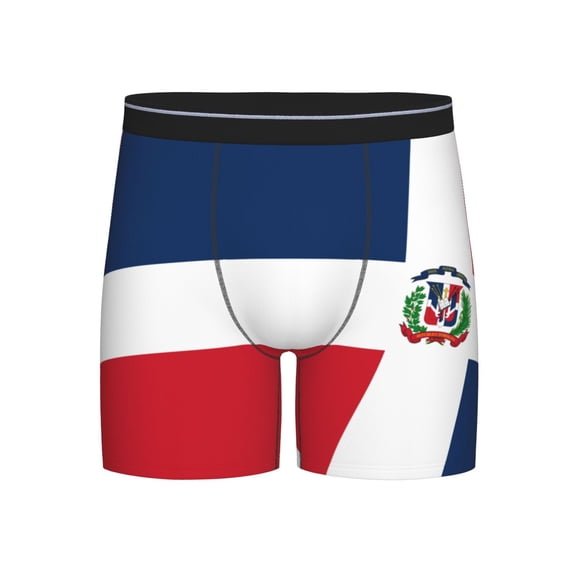 Men Flag Of The Dominican Republic Boxer Briefs Novelty Boxer Shorts Underwear No Fly