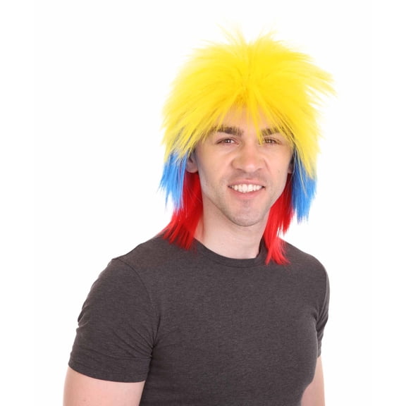 Men Flag Sport Mullet Wigs Collection | Flag Sport Wigs | Premium Breathable Capless Cap