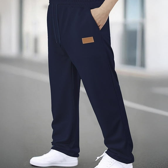 Men Flare Pants Men's Big and Tall Sweat Pants Mens Big and Tall Sweats Wide Leg Sweatpants Big Mens Cargo Pants Plus Size Mens Clothing