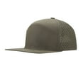 thumbnail image 1 of Men Flat Brim Baseball Cap Adjustable Performance Snapback Hat Perforated Cap Cozy Green - One Size, 1 of 5