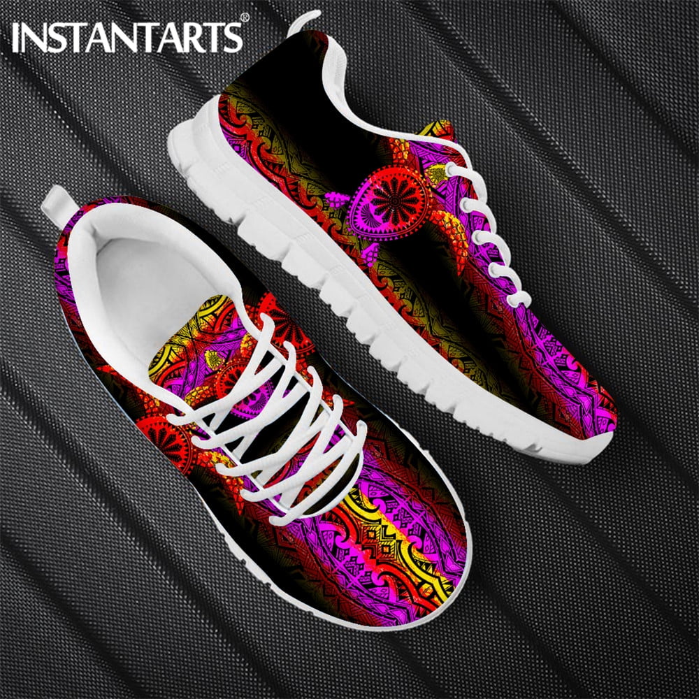 Tropical Flamingo Palm Leaves Hawaiian Pattern Print Black Sneaker Shoes For Men Women main image 1
