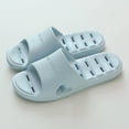 thumbnail image 1 of Men Flip Flops Arch Support Fashion All Seasons Flat Non Lightweight Home Bathroom Waterproof Comfortable Hollow Sole Open Toe Men's Shoes, 1 of 4