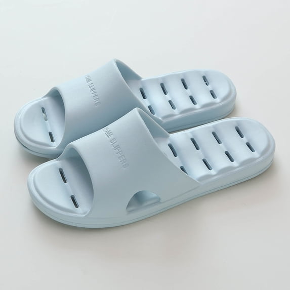 Men Flip Flops Arch Support Fashion All Seasons Flat Non Lightweight Home Bathroom Waterproof Comfortable Hollow Sole Open Toe Men's Shoes