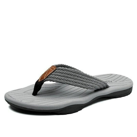 Men Flip Flops Athletic Sandals Arch Support Thong Outdoor Beach Sandals Shoe US
