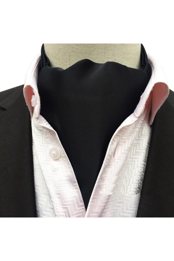 Men Floral Paisley Polka Dots Scarves Cravat Ascot Wedding Party Business Tie