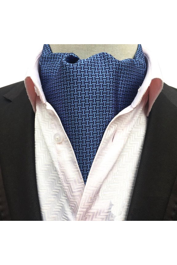 Men Floral Paisley Polka Dots Scarves Cravat Ascot Wedding Party Business Tie