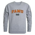 thumbnail image 1 of Men Florida A&M Rattlers Dad Crewneck Fleece, Heather Grey - 2XL, 1 of 1