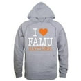 thumbnail image 1 of Men Florida A&M Rattlers I Love Hoodie, Heather Grey - Extra Large, 1 of 1