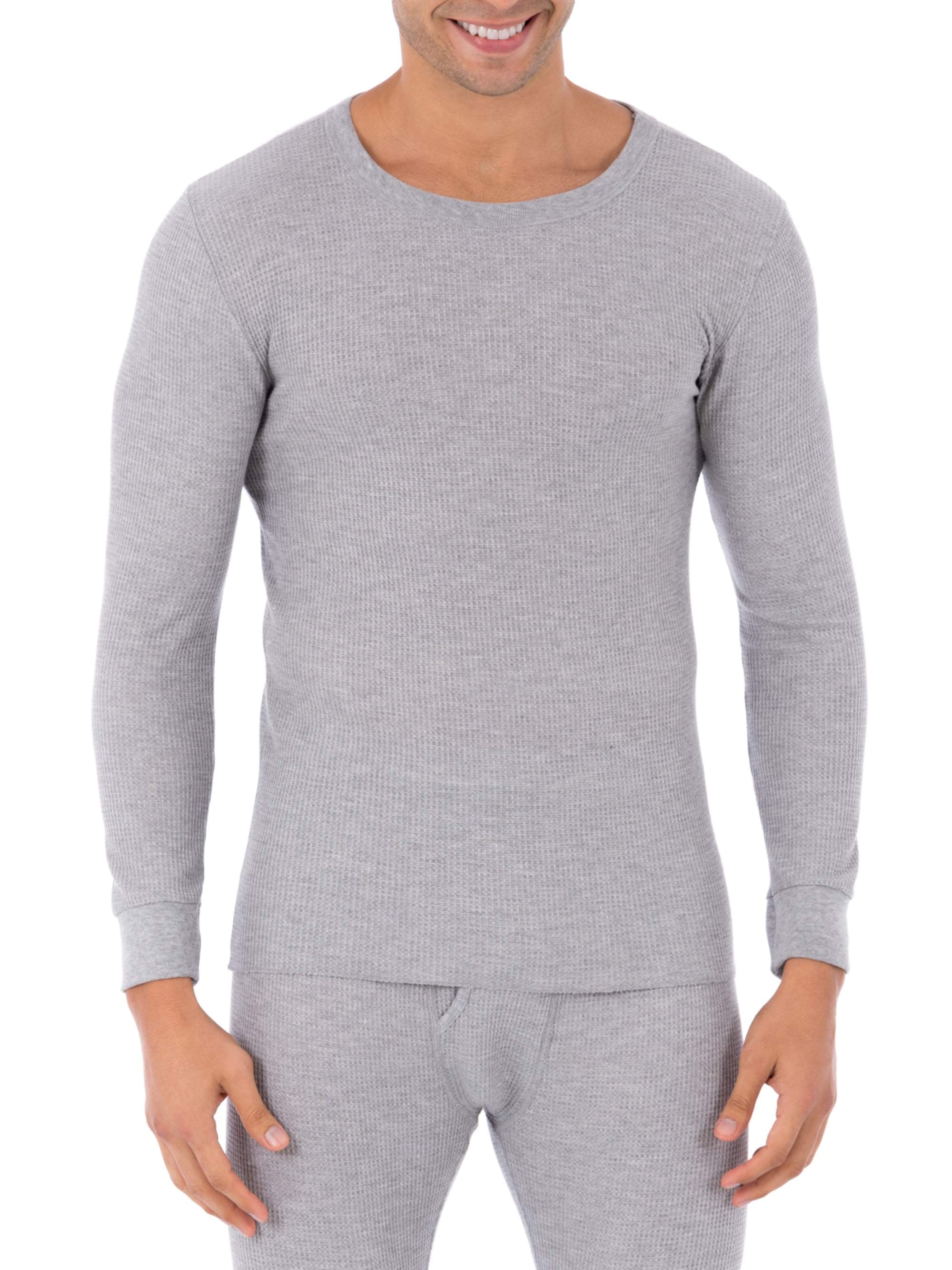 Men Fol Thermal Crew Grey Htr M - Walmart.com