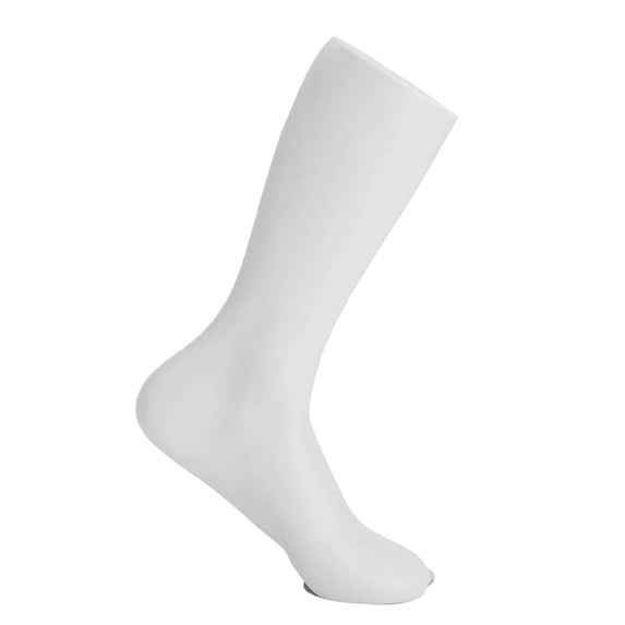 Men Foot Mannequin, Sock Display Durable Short Stocking Mannequin Foot Toys Reusable Stretcher for Commercial Use Store Window Business Men Male Left Foot