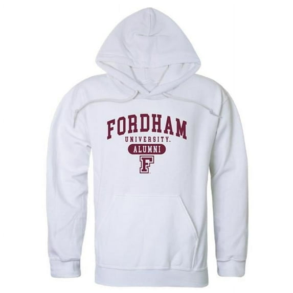 Men Fordham Rams Alumni Hoodie, White - Small