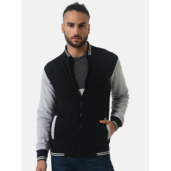 Men Full Sleeve Stylish Casual Windcheater Varsity Jacket