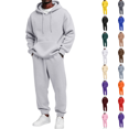 thumbnail image 1 of Men Full Zip Hoodie Tracksuit Set Soft Thick Fleece Sweatsuit Matching Jogger Outfit 2026 Fall Winter Relaxed Set Light Gray M, 1 of 4