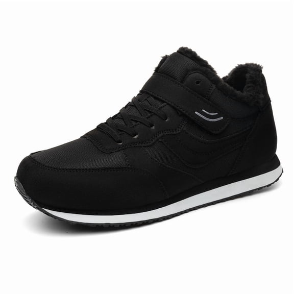 Men Fur Lined Outdoor Waterproof Work Shoes Hiking Winter Snow Boots Walking US