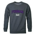 thumbnail image 1 of Men Furman University Dad Crewneck Fleece, Heather Charcoal - 2XL, 1 of 1