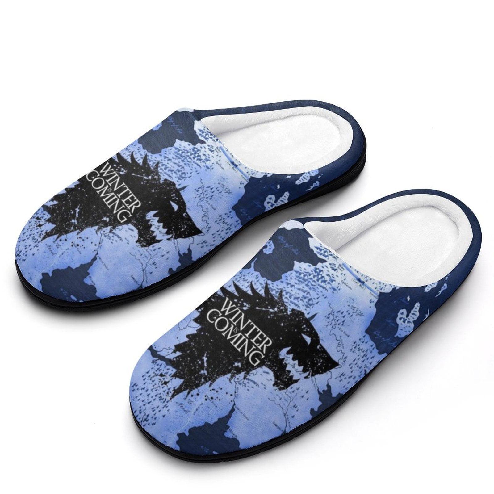 Fabric Game Of Thrones Mens Slippers Mens Medieval Jon Snow