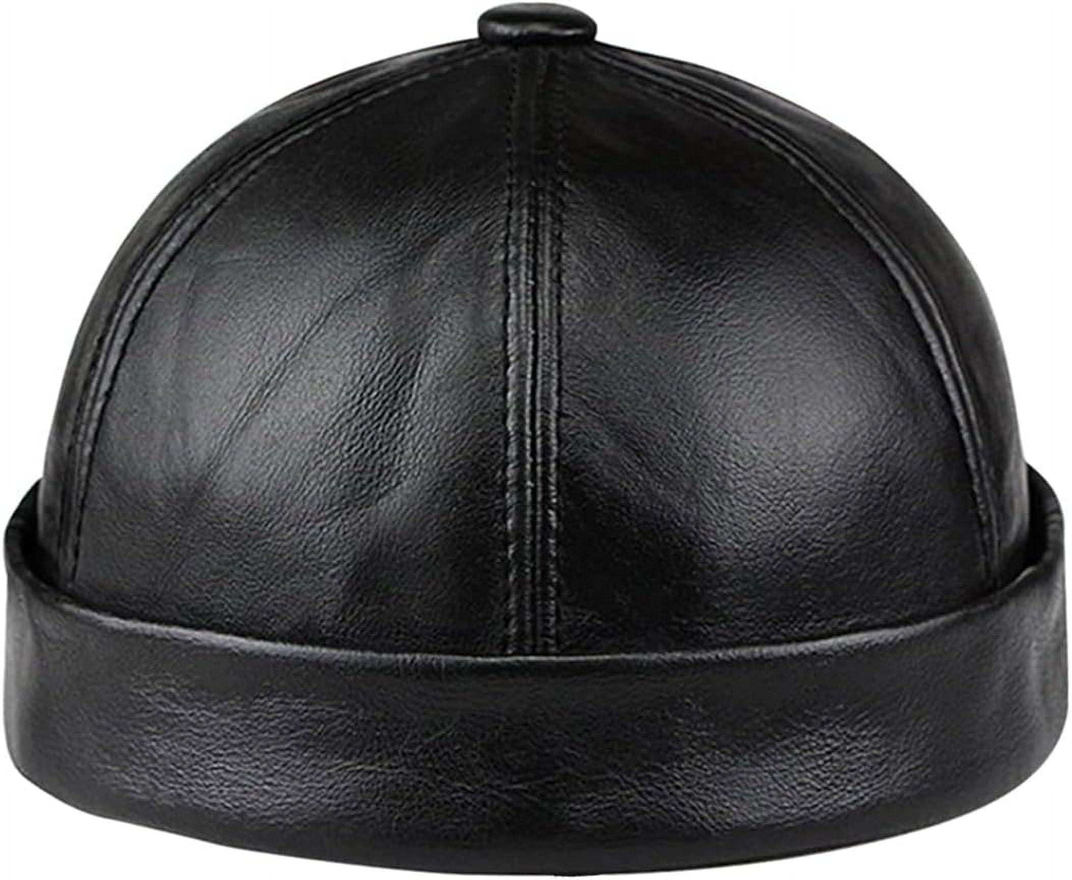 Leather Skull Caps