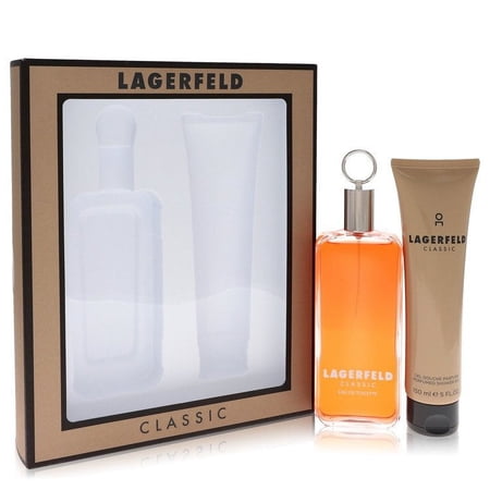 Men Gift Set -- 5 oz Eau De Toilette pray + 5 oz Shower Gel by Karl Lagerfeld