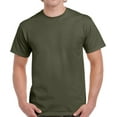 thumbnail image 1 of Men Gildan Shirts Militarygreen Color - Single Shirt OR Pack of 6 OR Pack of 12 - S M L XL 2XL 3XL Basic Top Tee Dad Gifts For Men, 1 of 2