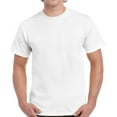 thumbnail image 1 of Men Gildan Shirts White Color - Single TShirt OR Pack of 6 OR Pack of 12 - S M L XL 2XL 3XL Basic Tee Gifts For Men, 1 of 2