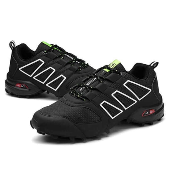 Men Golf Shoes, Spring and Summer Mens Golf Training Shoes, Black or Blue Spikeless Golf Trainers