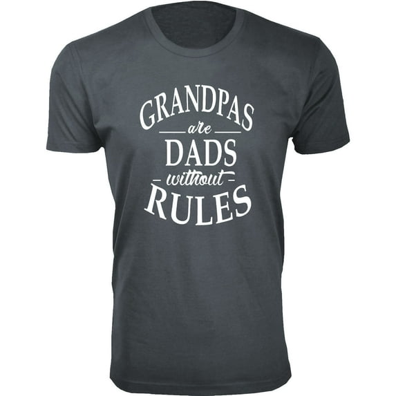 Men Grandpas are Dads without Rules T-Shirt