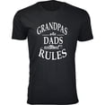 thumbnail image 1 of Men Grandpas are Dads without Rules T-Shirt, 1 of 2