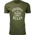 thumbnail image 1 of Men Grandpas are Dads without Rules T-Shirt, 1 of 2