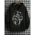 thumbnail image 1 of Men Graphic Long Sleeve Cotton Pullover Hoodies, Y2K Streetwear, Grunge Goth Jesus Style, Halloween And Christmas Gift For Couples,, 1 of 5
