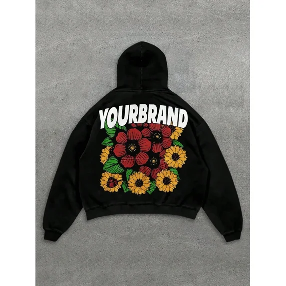 Men Graphic Long Sleeve Cotton Pullover Hoodies, Y2K Streetwear, Grunge Goth Jesus Style, Halloween And Christmas Gift For Couples,