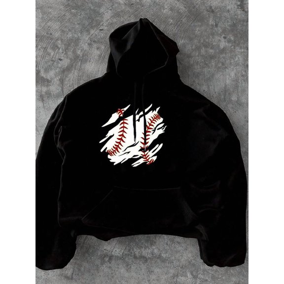 Men Graphic Long Sleeve Cotton Pullover Hoodies, Y2K Streetwear, Grunge Goth Jesus Style, Halloween And Christmas Gift For Couples,