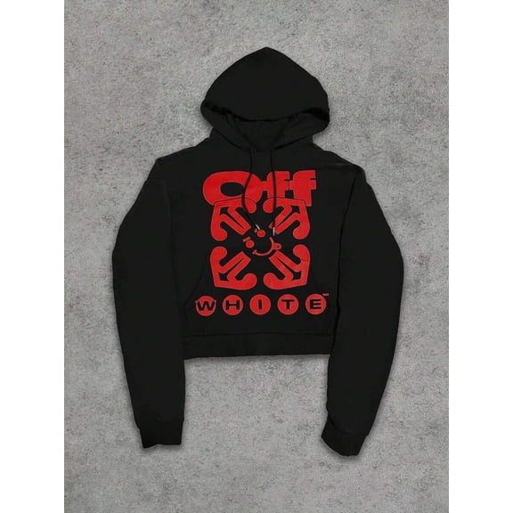 Men Graphic Long Sleeve Cotton Pullover Hoodies, Y2K Streetwear, Grunge Goth Jesus Style, Halloween And Christmas Gift For Couples,