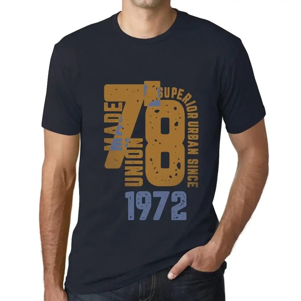 Men Graphic T-Shirt Superior Urban Style Since 1972 52nd Birthday ...