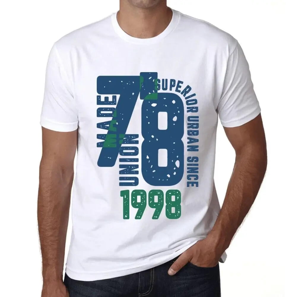 Men Graphic T-Shirt Superior Urban Style Since 1998 26th Birthday ...